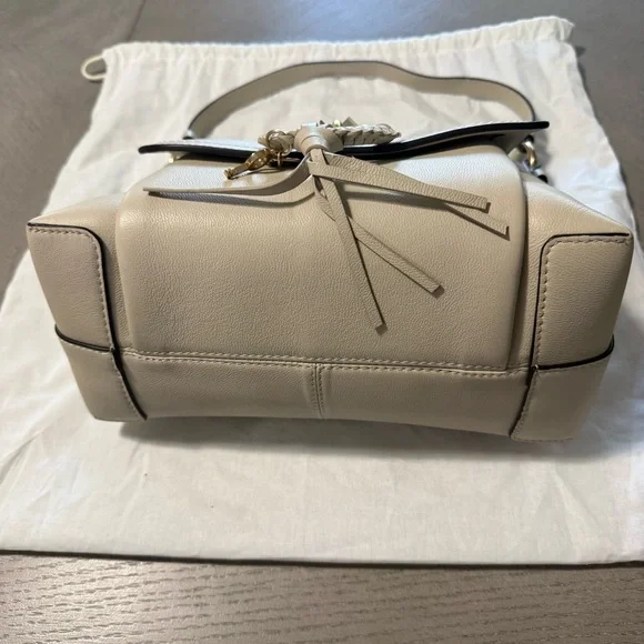 See By Chloe Joan Two Way Shoulder Crossbody Bag in Cream - Picture 3 of 6